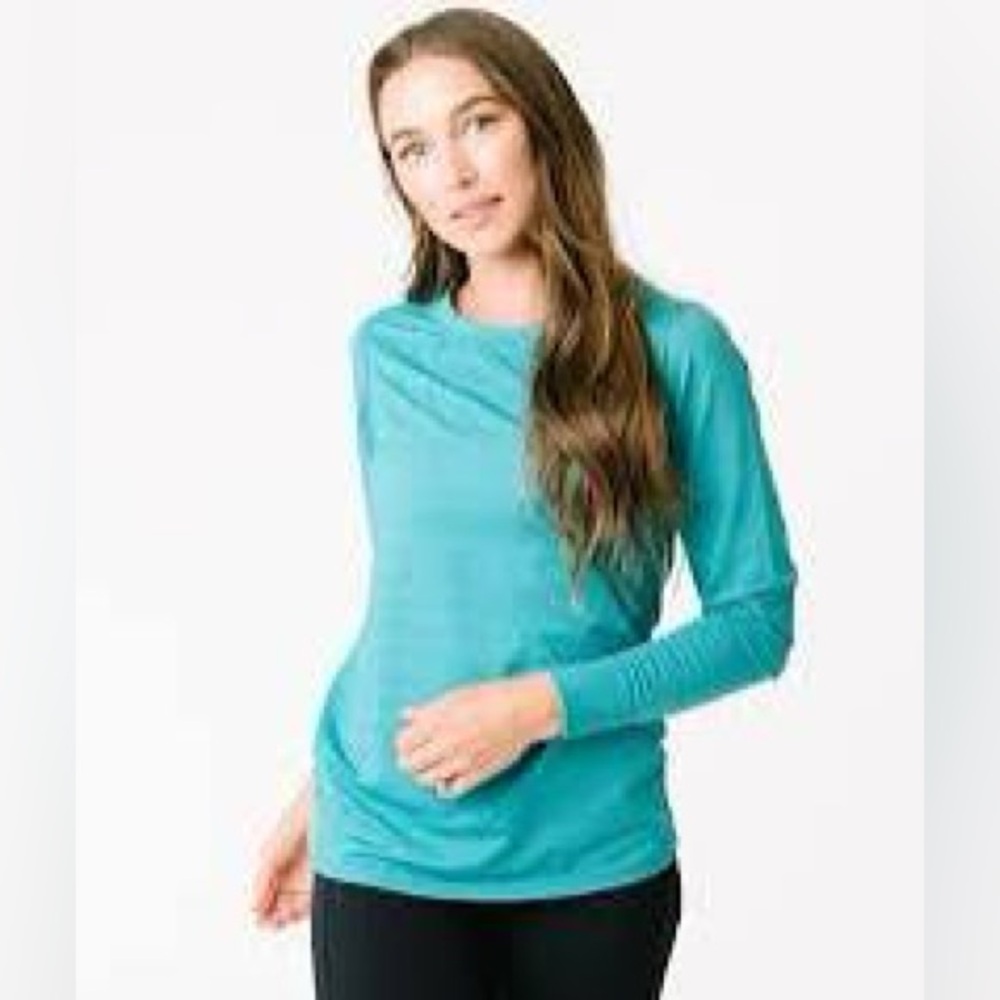 Zyia Active Teal Chill Long T RC - Picture 2 of 7